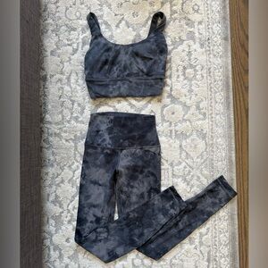 Lululemon diamond dye workout set